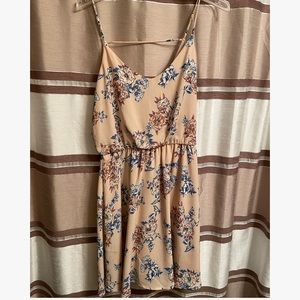 Spaghetti strep floral dress